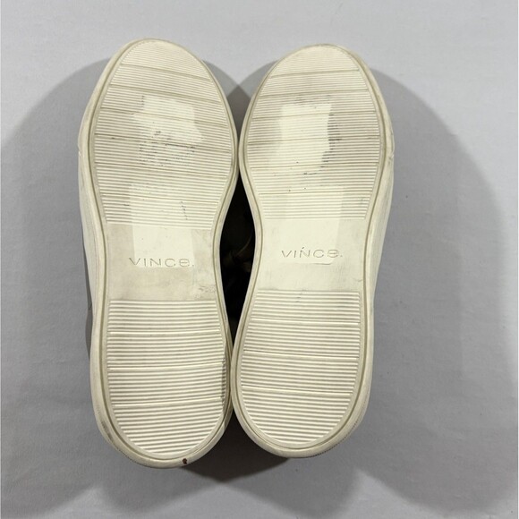 Vince Brady Gray Leather Suede Casual Lace Low Ankle Sneakers Shoes Mens Sz 11 main image 8